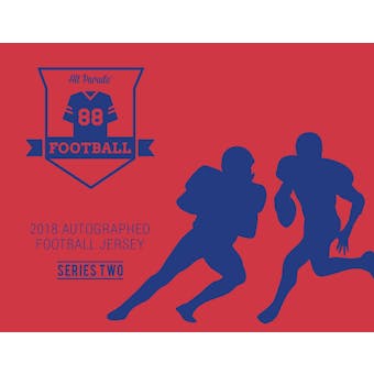 2018 Hit Parade Autographed Football Jersey Hobby Box - Series 2 - Brett Favre & Joe Montana!
