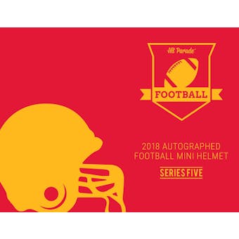 2018 Hit Parade Auto Football Mini Helmet 1-Box Series 5- New Year 8 Spot Random Division Break #3