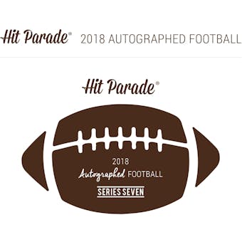 2018 Hit Parade Autographed Football Hobby Box - Series 7 - Jared Goff, Drew Brees, & Baker Mayfield!!!!!