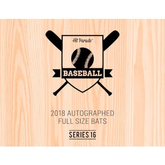 2018 Hit Parade Autographed Baseball Bat Hobby Box - Series 16 - Kris Bryant, Gleyber Torres, & Miguel Cabrera