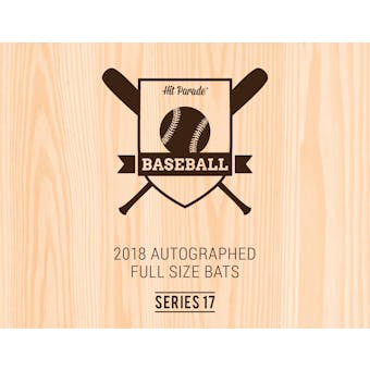 2018 Hit Parade Autographed Baseball Bat Hobby Box - Series 17 - Ken Griffey Jr. & J.D. Martinez!!!!