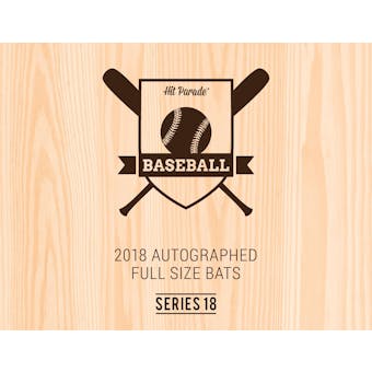 2018 Hit Parade Autographed Baseball Bat Hobby Box - Series 18 - Clayton Kershaw & Mookie Betts!!!!