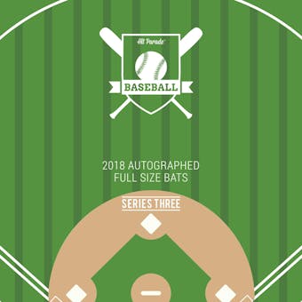 2018 Hit Parade Autographed Baseball Bat Hobby Box - Series 3 - Ted Williams & Cal Ripken Jr.!!!!