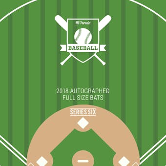 2018 Hit Parade Autographed Baseball Bat Hobby Box - Series 6 - Giancarlo Stanton & Kris Bryant!!!!