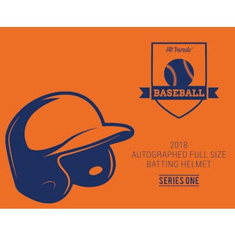 2018 Hit Parade Autographed Full Size Baseball Batting Helmet Hobby Box - Series 1 -  Aaron Judge!! (PRESELL)