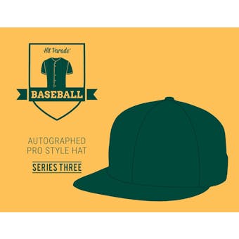 2018 Hit Parade Autographed Baseball Hat Hobby Box - Series 3 - Ken Griffey Jr. & Alex Rodriguez DUAL Signed!!
