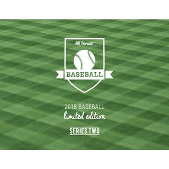 2018 Hit Parade Baseball Limited Edition - Series 2 - 10 Box Case- DACW Live 10 Spot Random Card Break 1