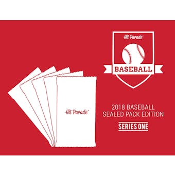 2018 Hit Parade Baseball Sealed Pack Edition - Series 1 - Hobby Box /100   PSA GRADED PACKS!!!