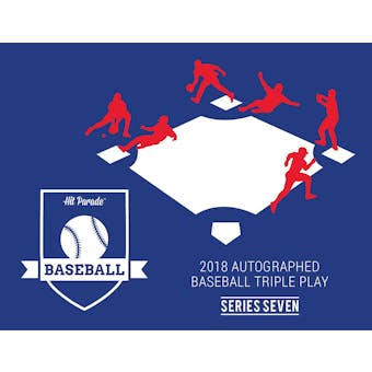 2018 Hit Parade Autographed TRIPLE PLAY Baseball Series 7-  3-Box - DACW Live 9 Spot Random Hit Break #1