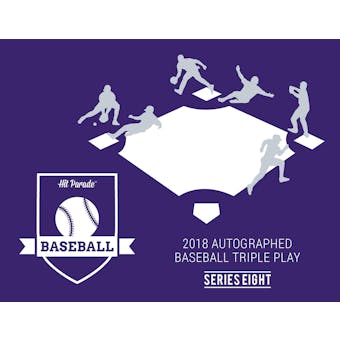 2018 Hit Parade Autographed TRIPLE PLAY Baseball Edition Hobby Box - Series 8 - Yastrzemski & Griffey Jr. !!!!