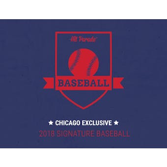 2018 Hit Parade Baseball Chicago Exclusive Edition - Series 1 - Hobby Box /50 Trout-Jeter-Aaron