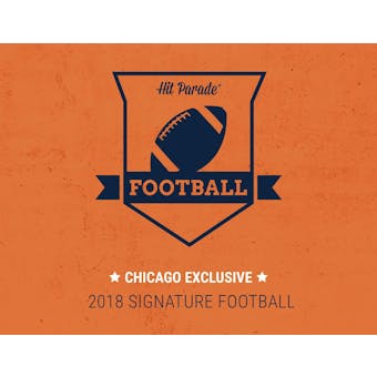 2018 Hit Parade Football Chicago Exclusive Edition - Series 1 - Hobby Box /50 Brady-Mahomes II-Barkley