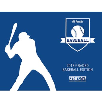 2018 Hit Parade Baseball Graded Card Edition Series 1 10-Box Hobby Case