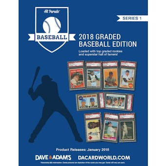 2018 Hit Parade Baseball Graded Card Edition 10-Box Case- DACW Live 10 Spot Random Hit Break #1