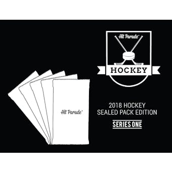 2018 Hit Parade Hockey Sealed Pack Edition - Series 1 - Hobby Box /100    PSA GRADED PACKS!!!