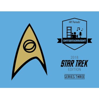 2018 Hit Parade Star Trek Limited Edition - Series 2 - Hobby Box /50 Shatner-Nimoy-Stewart