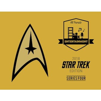 2018 Hit Parade Star Trek Limited Edition - Series 4 - Hobby Box /50 Shatner-Nimoy-Stewart