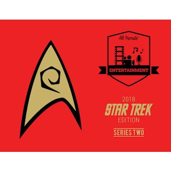 2018 Hit Parade Star Trek Limited Edition - Series 2 - Hobby Box /50 Shatner-Nimoy-Stewart-Pine