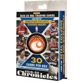 2019/20 Panini Chronicles Basketball Hanger Box