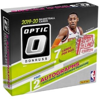 2019/20 Panini Donruss Optic 1st Off The Line Premium Edition Basketball Hobby Box
