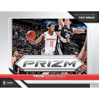 2019/20 Panini Prizm Fast Break Basketball 20-Box Case- DACW Live 30 Spot Random Team #1