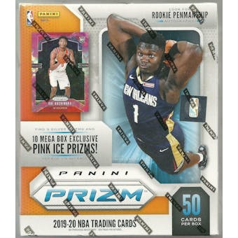 2019/20 Panini Prizm Basketball Mega Box (50 Ct.)