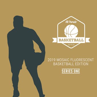 2019/20 Hit Parade Mosaic Fluorescent Basketball Edition Series 1 Hobby Box /100 Zion-Morant