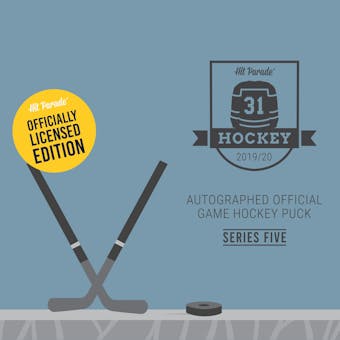 2019/20 Hit Parade Autographed Hockey Official Game Puck Edition - Series 5 - Hobby Box Matthews & Makar!!