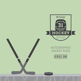 2019/20 Hit Parade Autographed Hockey Puck - Series 1 - Hobby Box Kane, MacKinnon & Matthews!!