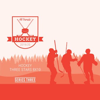 2019/20 Hit Parade Autographed Hockey THREE STARS 8x10 Photo - Series 3 - Hobby 10-Box Case Crosby & McDavid!