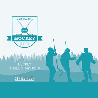 2019/20 Hit Parade Autographed Hockey THREE STARS 8x10 Photo - Series 4 - Hobby Pack Box McDavid & Crosby!!