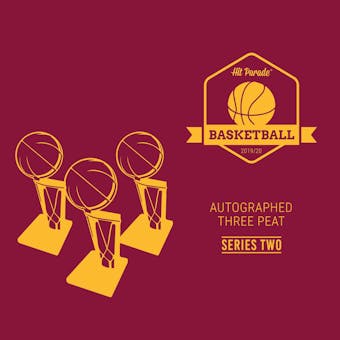 2019/20 Hit Parade Autographed THREE PEAT Basketball Hobby Box - Series 2 - KOBE BRYANT & ZION!!!
