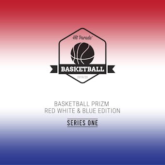 2019/20 Hit Parade Prizm Basketball Red White & Blue Edition Hobby Box /100 Luka-Zion-Tatum (SHIPS 10/9)
