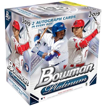 2019 Bowman Platinum Baseball Collector Box