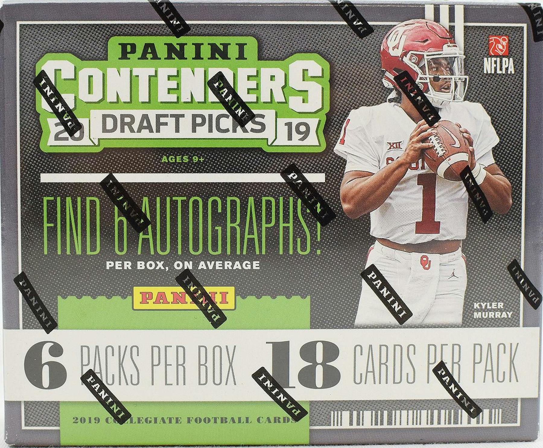 2019 Panini Contenders Draft Picks Football Hobby Box Da Card