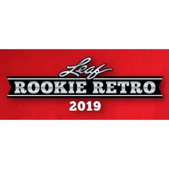 2019 Leaf Rookie Retro 10-Box Case- DACW Live 10 Spot Random Hit Break #1
