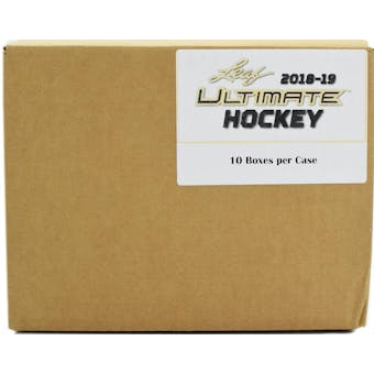2018/19 Leaf Ultimate Hockey Hobby 10-Box Case