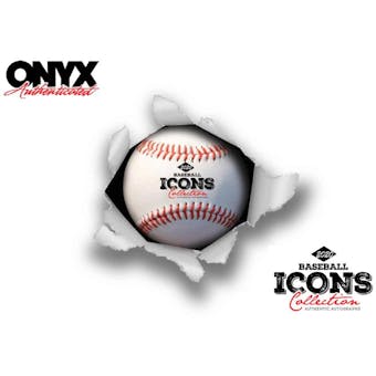 2020 Onyx Icons Baseball Legends Hobby 3-Box Case