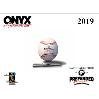 2019 Onyx Preferred Players Collection National Edition Baseball Hobby Box
