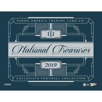 2019 Panini National Treasures Collegiate Football 4-Box Case- DACW Live 31 Spot Random Team Break #1