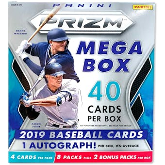 2019 Panini Prizm Baseball Mega Box (40 Cards)