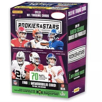 2019 Panini Rookies & Stars Football 7-Pack Blaster Box