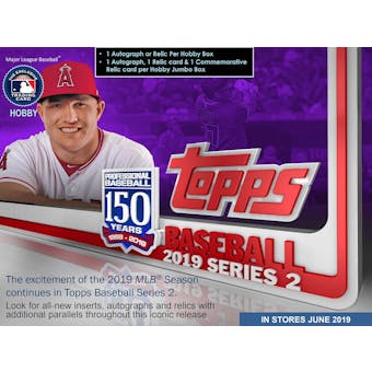 2019 Topps Series 2 Baseball Hobby Jumbo Pack