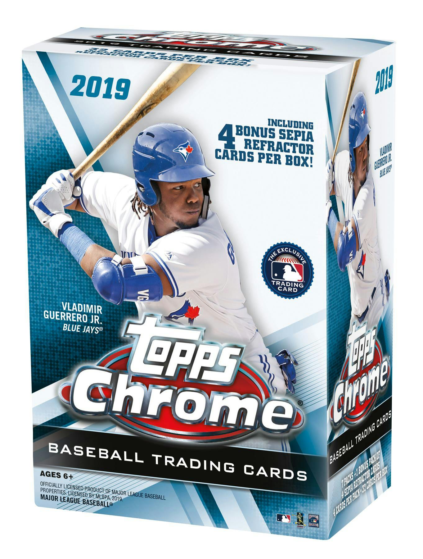 2019 Topps Chrome Baseball 8Pack Blaster Box DA Card World