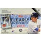 2019 Topps Clearly Authentic Baseball Hobby 20-Box Case