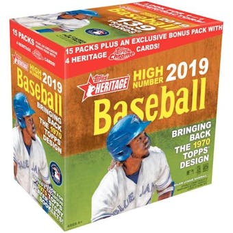 2019 Topps Heritage High Number Baseball Monster Box