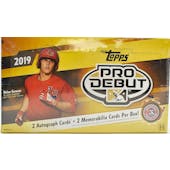 2019 Topps Pro Debut Baseball Hobby Box