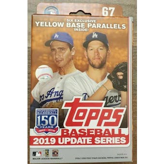 2019 Topps Update Series Baseball Hanger Box (Yellow Parallels)