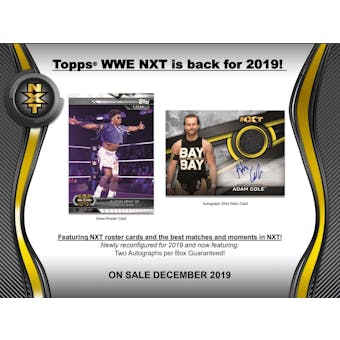 2019 Topps WWE NXT Wrestling Hobby Pack