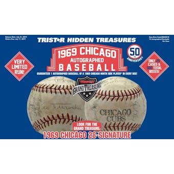 2019 TriStar 1969 Chicago Autographed Baseball Hobby Box